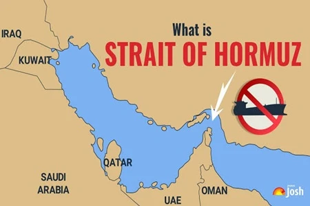 Strait of Hormuz map
